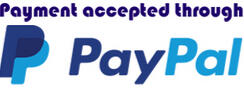 Payment accepted through PayPal
